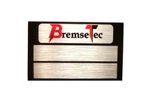 TARGHETTE Alluminio con Logo per Marcature MACCHINARI e INVENTARIO 