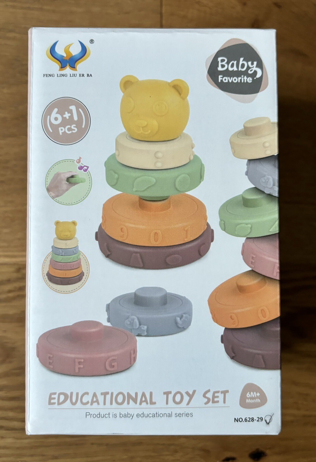 Baby Silikon Zugschnur Spielzeug - Sensorikspielzeug Ab 6 Monaten