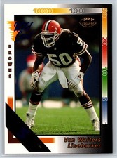 1992 Wild Card Van Waiters Rookie 5 Stripe Parallel RC #325. rookie card picture