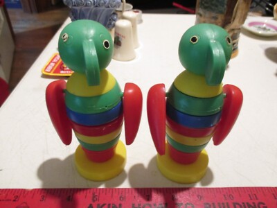 Vintage Child Guidance Toy Stacking Bird Toy, Honking Dodo Birds
