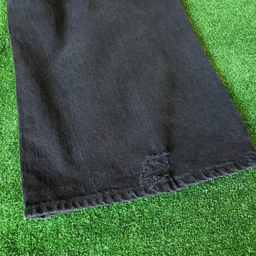 a.n.a highest-rise Vintage Straight Leg Distressed Black Jeans Plus Size 30W NEW - Picture 14 of 18