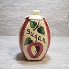Vintage Purinton Pottery Apple Sugar Canister