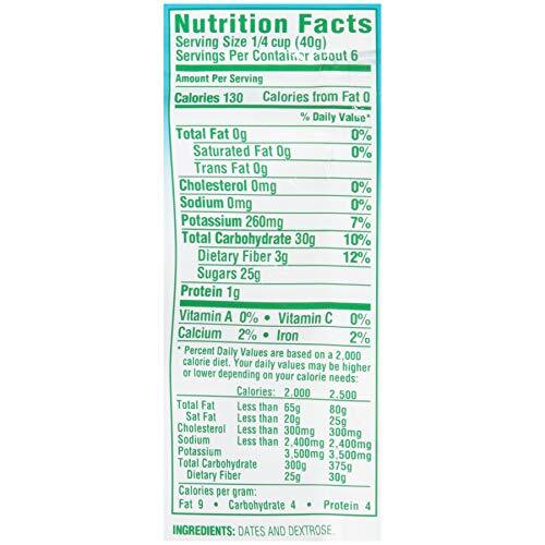 Dole California Chopped Dates, Naturally Gluten Free Dried Fruit, Healthy Snack, - Picture 3 of 4