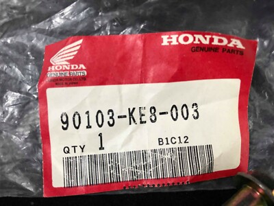 Boulon Honda 90103-KE8-003 - Flasque 10x46 Pour XR 1985-2018, Neuf OEM