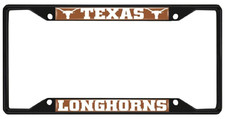 Texas, University of LONGHORNS Black License Plate Frame