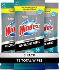 Electronics Screen Wipes for Computers, Phones, Televisions and More, 25 Count -