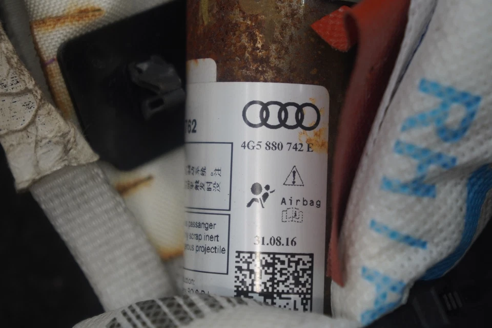 Cortina airbag cabeza techo lado pasajero derecho 4G5880742E OEM Audi S6 2016-17 A6 Foto 3 de 3