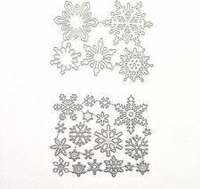 Christmas Snowflake Metal Die Cuts,Merry Christmas Snow Flower Cutting Dies Sten