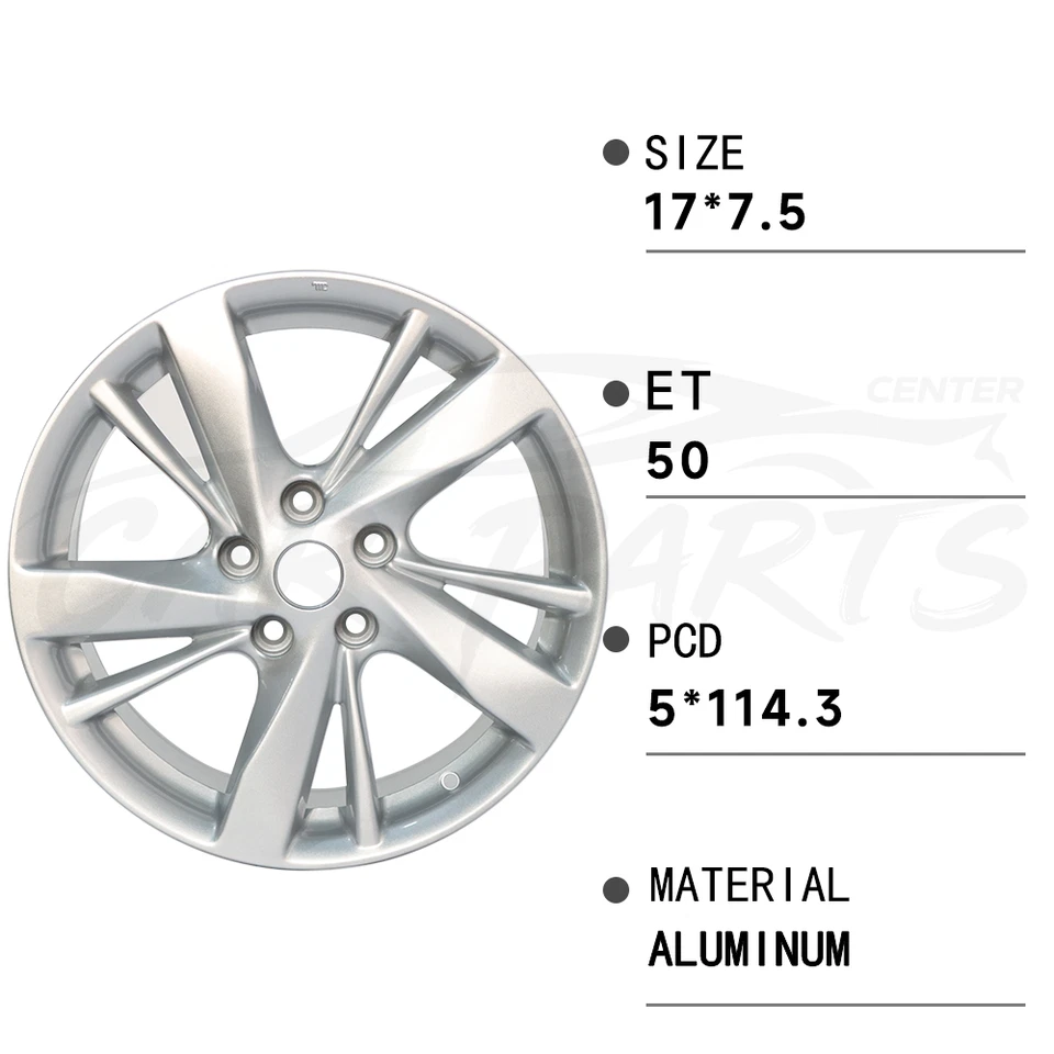 New 🔥17" Replacement Alloy Wheel Rim for 2013 2014 2015 Nissan Altima 62593 - Image 3 of 4