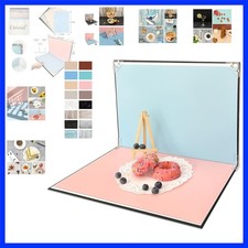 Food Photography Backdrop Board with 8PCS 16Patterns Small Portable Photo Set...