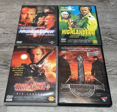    HIGHLANDER 1-4 DIE VOLLENDETE SAGA  [COLLECTION KOMPLETT 1+2+3+4]