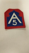 Original WWII US Army 5th Army Patch