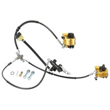 Hydraulic Front Foot Brake Caliper  Pad for 110-250cc ATV Quad Go kart Buggy