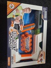 double barrel Air Popper Set with 20 Foam Balls brand new. for all ages