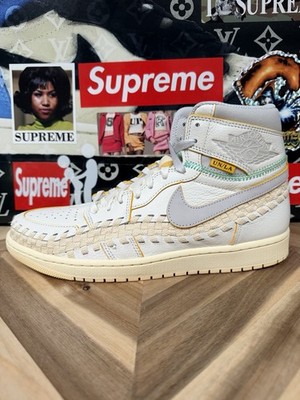 Union LA Nike Air Jordan 1 Retro Hi OG SP FD2565 100 Men s 7 Sail Grey Rare