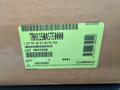 HAYWARD TBH1150ASTE0000 VALVE 1.5 Inch Free Shipping USPS Priority Mail.