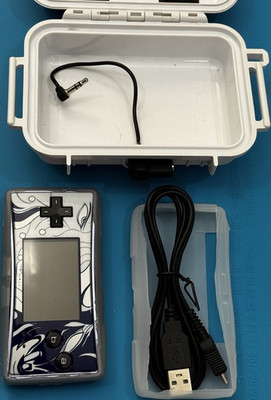 Nintendo Game Boy Micro Handheld Console w/ Custom Faceplate & Pelican Case