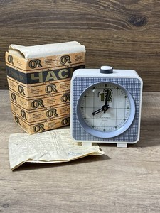 NOS Soviet Watch alarm clock Yantar Jantar 4 Jewels USSR