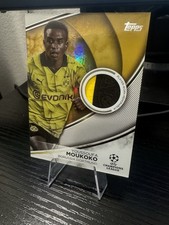 Youssoufa Moukoko Dortmund Patch Soccer Football Card Topps Superstar Relic /50
