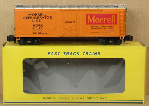 Coche frigorífico de acero Morrell American Models #9843 calibre S (hi-rail) nuevo de stock | Zustand: New