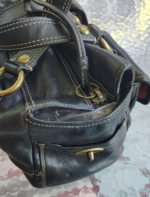 Coach MEDIUM 10330 65th Anniversary Mandy Vintage Black Leather