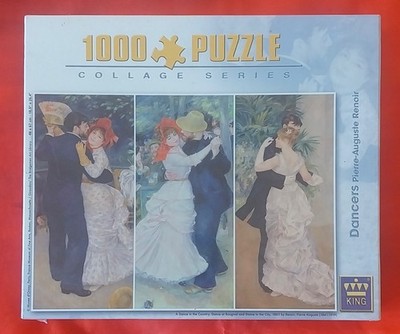 King Collage Serie Tänzer Pierre-Auguste Renoir Puzzle 1000 Teile NEU