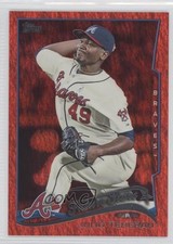2014 Topps Future Stars Red Hot Foil Julio Teheran #288 0c4