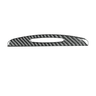 Real Carbon Fiber Central Water Cup Holder Switch Cover For Dodge Charger 15-22
