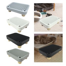 Litter Box Step Footboard Easy Cleaning for Kitten and Elderly Cats Pet Supply