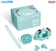 Anime Miku LCD Bluetooth Headphones Touch Screen Android Hatsune Earbuds