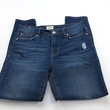 Hudson Natalie Super Skinny 29 Fits 32W 27L Mid Rise Distressed Denim Jeans