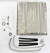 Gas tank KIT for 71-72 B body MoPar OE Finish 5/16" Sending unit, Strap kit &