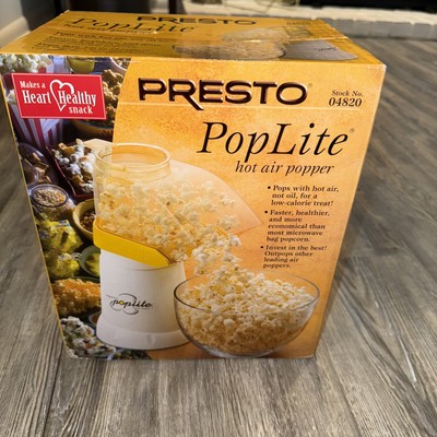 Vintage Presto Popcorn Now Plus Hot Air Popper New Open Box  04820