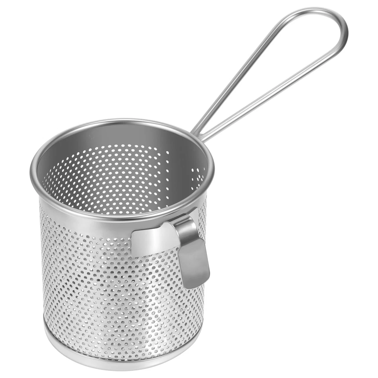 Hot-Pot Side Colanders Stainless Steel Mesh Strainer 6.49 Inch Hanging Basket...