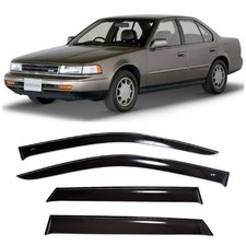 Tape-on Window Visors Rain Guards Fit Nissan Maxima J30 1988-94 Wind Deflectors