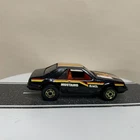 1985 Hot Wheels The Hot Ones Turbo Ford Mustang SVO Fox Body Black w/HO Spoke NM