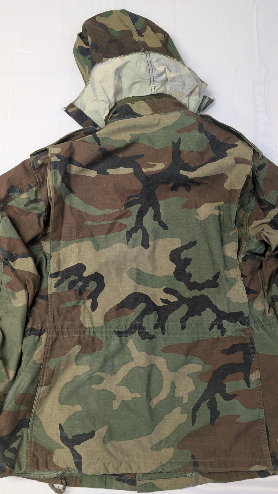 M-65 Field Jacket Med. Short Woodland Camo Army So Sew Styles Inc. Cold Weather image 3