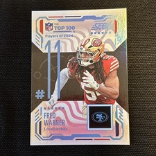 2025 Panini Score - The Top 100 #11 Fred Warner SSP - CASE HIT - 49ers.