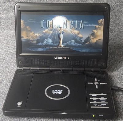 Audiovox Portable DVD Player 9  D1988 Plays CDs MP3s SD MMC MS JPEG USB W Case