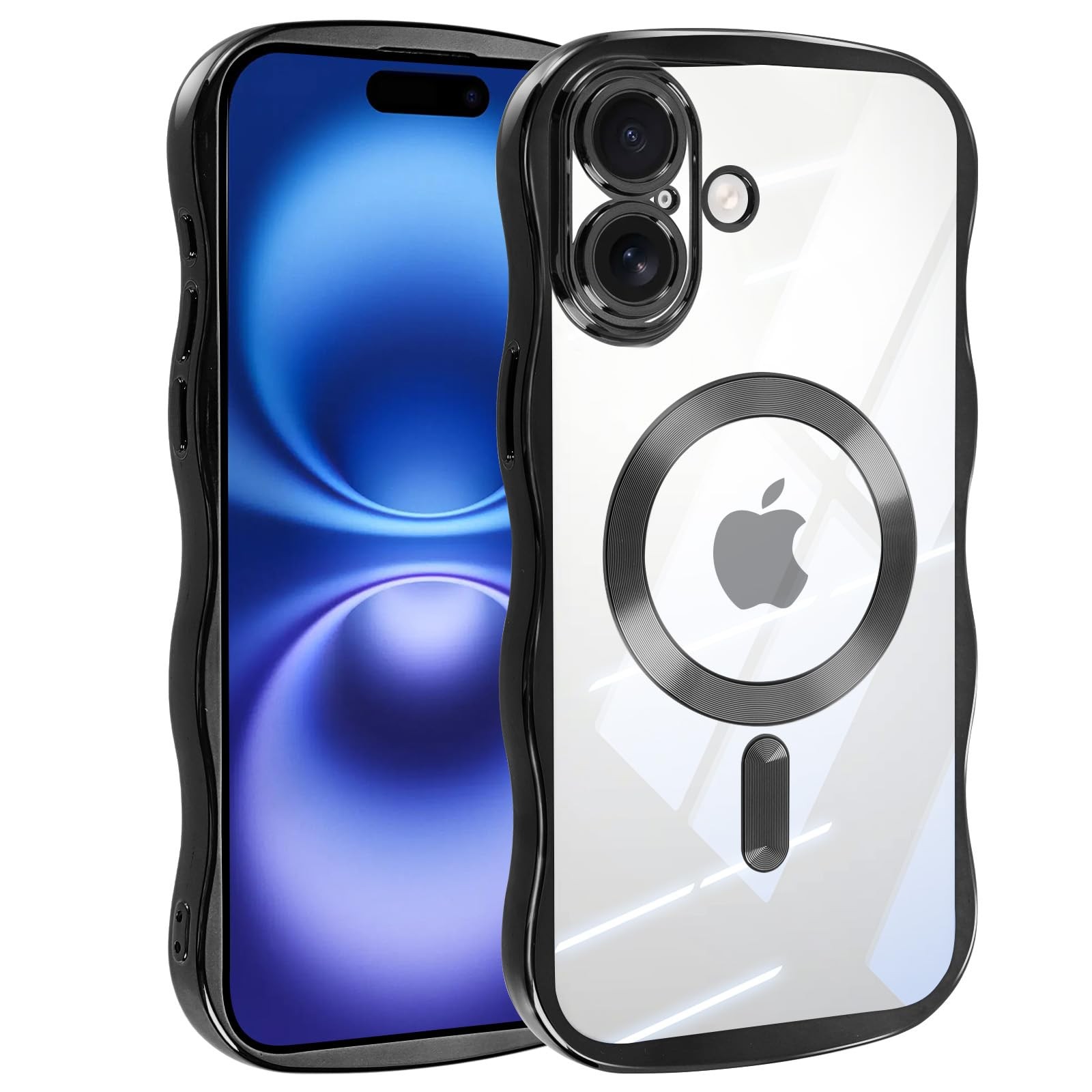 Coque magnétique iPhone 16 évitant les rayures et compatible charge