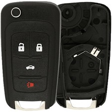 KeylessOption Just The Case Keyless Entry Remote Control Car Key Fob Shell...