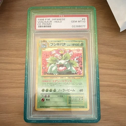 Nintendo Venusaur 1998 Holo CD Promo Rare PSA 10 Japanese Pokémon TCG #003