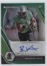 2021 Panini Prizm Draft Picks Green Brenden Knox #DPA-BKN Auto un2