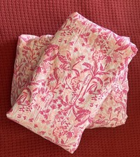 POTTERY BARN LILLY PULITZER FULL SIZE SHEETS SWING OF THINGS PINK PALM TREES