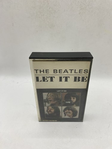 THE BEATLES - LET IT BE (APPLE TC-PCS 7096) 1970 UK CASSETTE TAPE GREEN LABELS - Picture 2 of 11