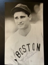 Bobby Doerr Boston Red Sox Autographed Photo Postcard 3.5x5.5in