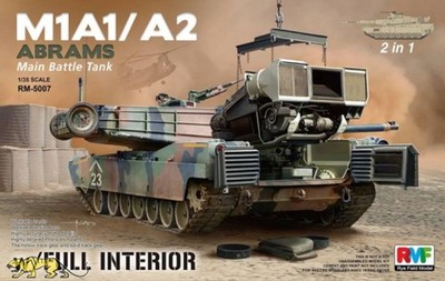 Rye Field Model RM-5007 M1A1 / M1A2 Abrams MBT with full interior - 2in1 - 1:35