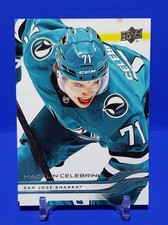 🦈 2025-26 UPPER DECK SERIES 1 MACKLIN CELEBRINI SECOND YEAR BASE #136 SAN JOSE