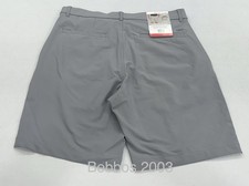Greg Norman Men's Moisture Wicking Performance Stretch Shorts, Gray, Size 34