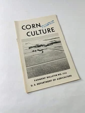 Corn Culture on the Farm Vintage Agriculture Department farm booklet circa 1946